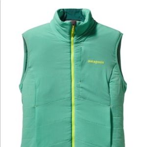 Patagonia Nano Air Womens Vest - Seafoam green & neon yellow